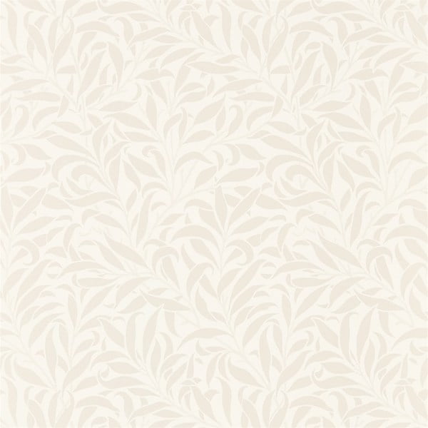 Wallpaper - patterned - Pure Willow Bough in Ivory / Pearl by William Morris 